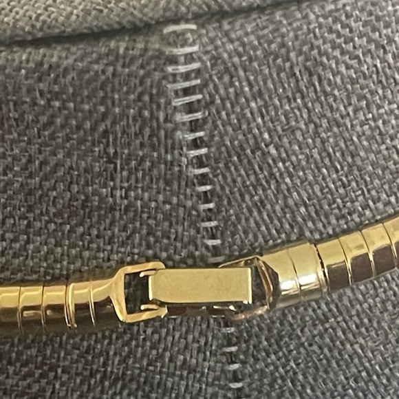 Handcrafted Mixed Metal Brass Gold Tone Signed Artisan Statement 18” Necklace - Picture 6 of 10